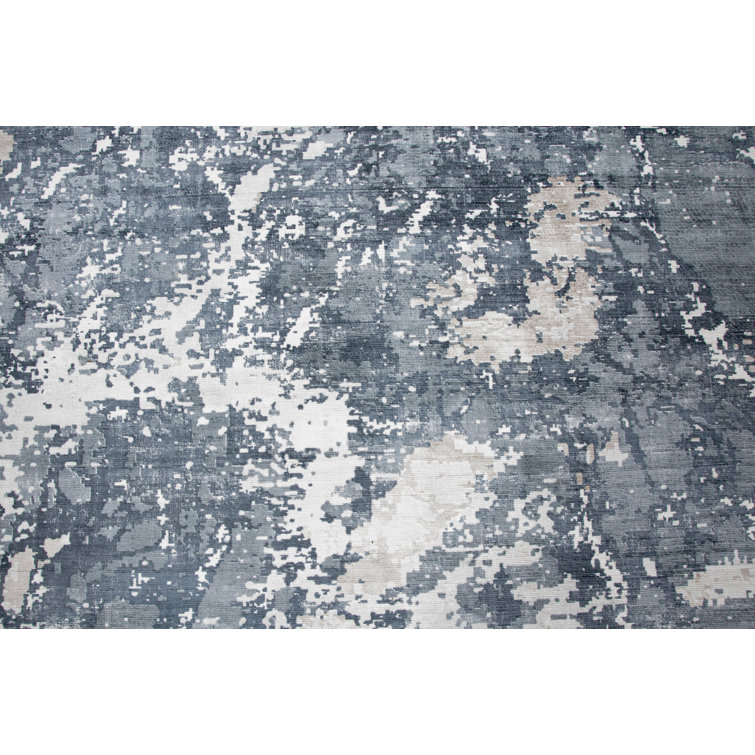 Bokara Rug Co., Inc. Abstract Blue / Gold Area Rug Wayfair Canada